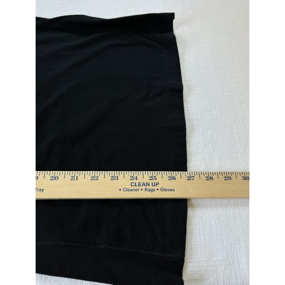 Eddie Bauer Womens T-Shirt Top Size Medium Black Scoop‎ Neck Short Sleeves - Picture 7 of 7
